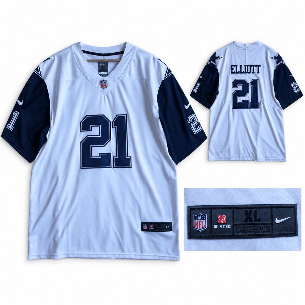 Ezekiel Elliott Jersey #21 Nike on Field Cowboys NFL Men's Size XL